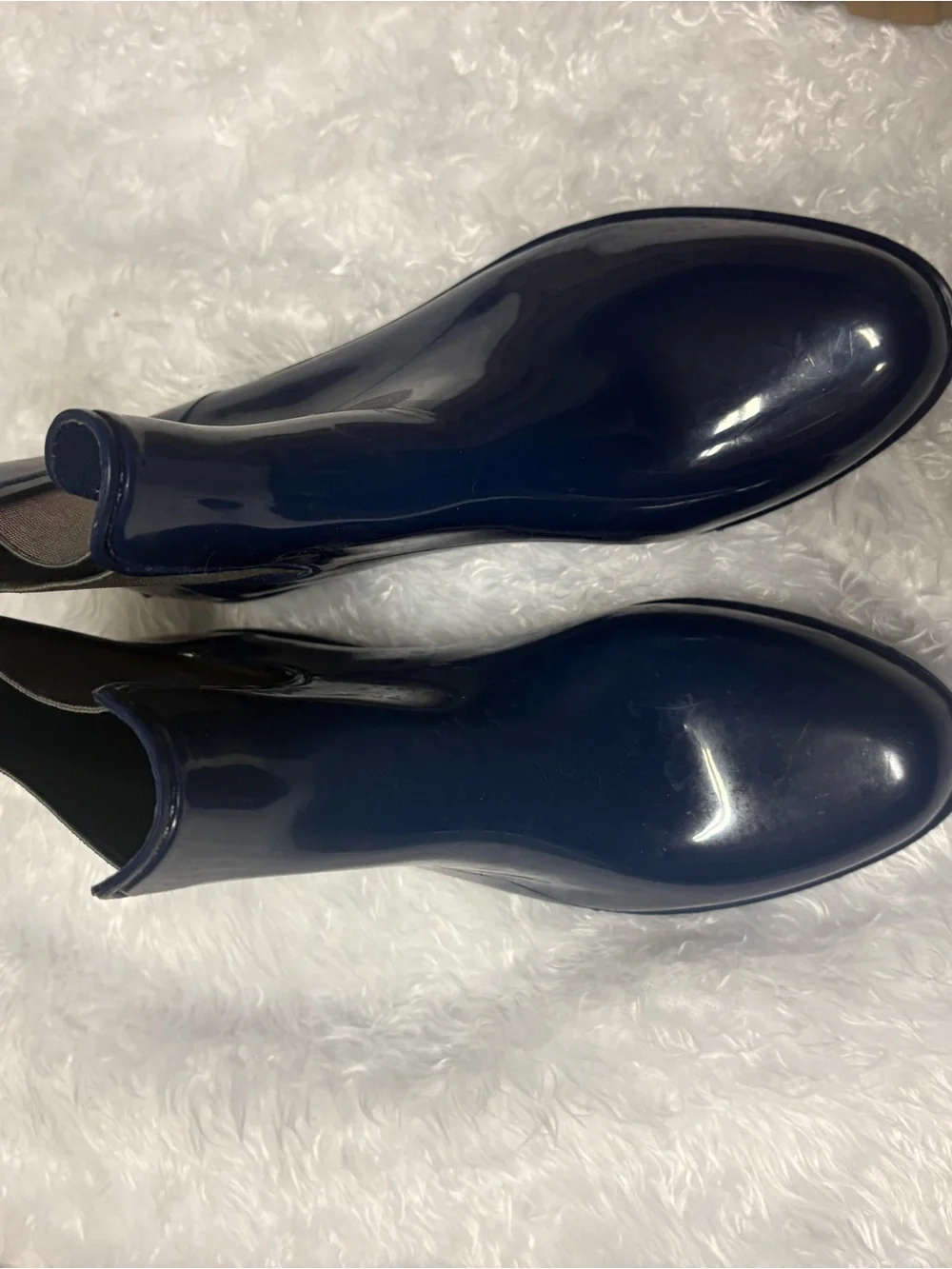 Ralph Lauren Women's Gloss Navy Chelsea Rain Boots